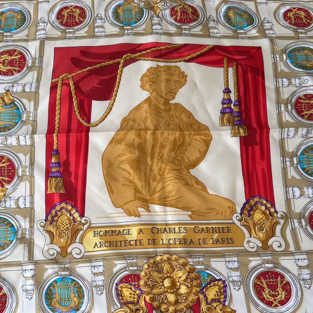 Hermes silk scarf - Picture 6 of 9